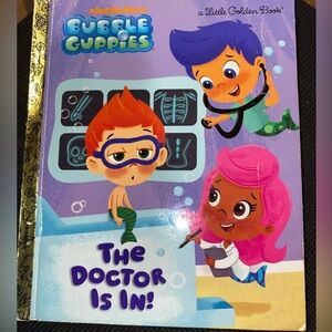📚2/$10📚 Nickelodeon Bubble Guppies The Doctor Is In! (a Little Golden Book)